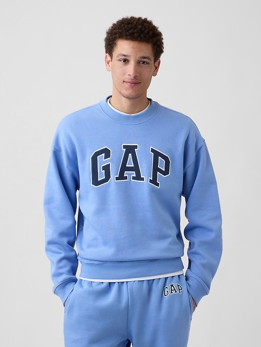Image number 1 showing, Adult Relaxed Gap Logo Sweatshirt