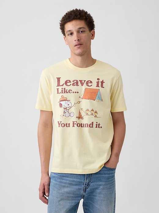 Image number 1 showing, Peanuts Everyday Soft Relaxed Graphic T-Shirt