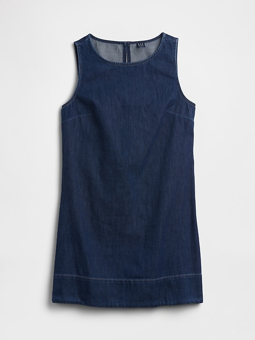 Image number 4 showing, Denim Apron Mini Dress