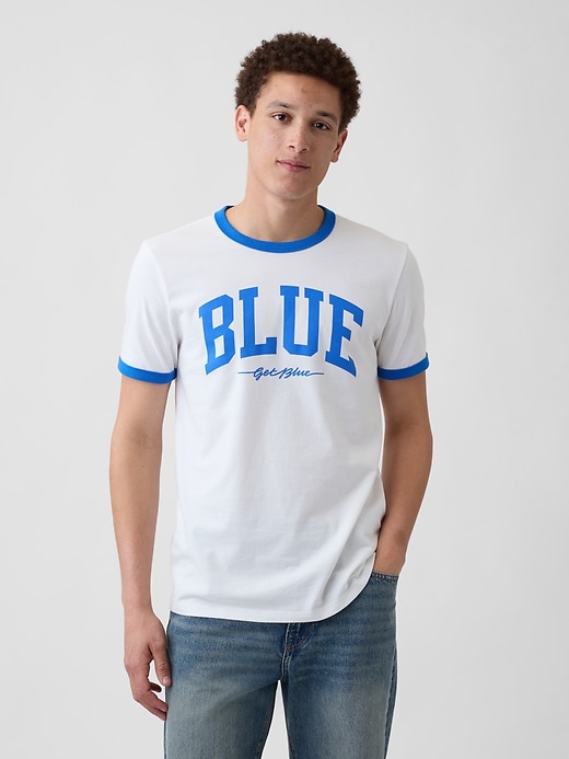 Image number 1 showing, Get Blue Ringer Graphic T-Shirt