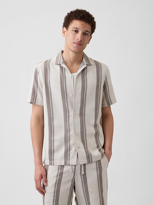 Image number 1 showing, Textured Vacay Shirt in Standard Fit
