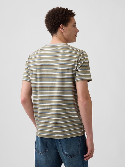 Image number 2 showing, Everyday Soft Stripe Crewneck T-Shirt