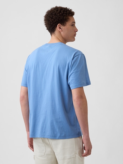 Image number 2 showing, Everyday Soft Relaxed Gap Americana Logo T-Shirt
