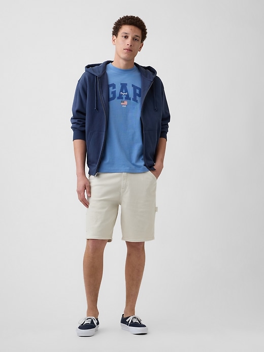 Image number 3 showing, Everyday Soft Relaxed Gap Americana Logo T-Shirt