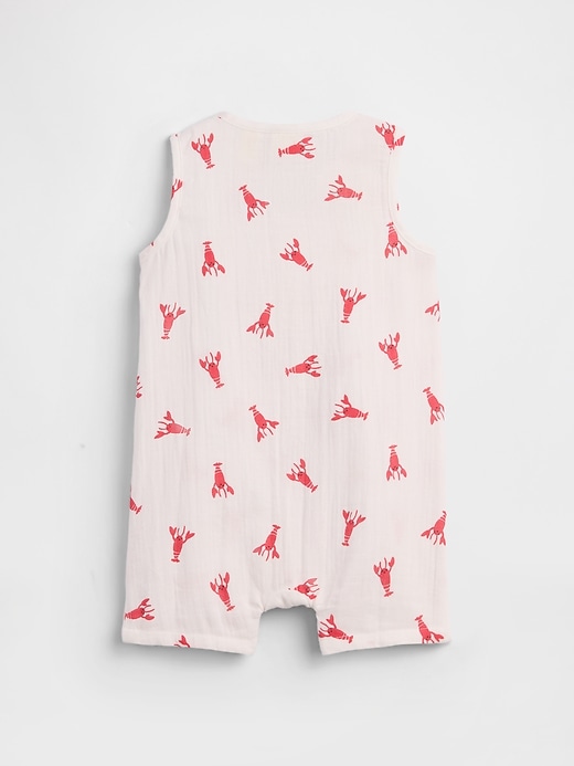 Image number 2 showing, Baby Gauze Romper