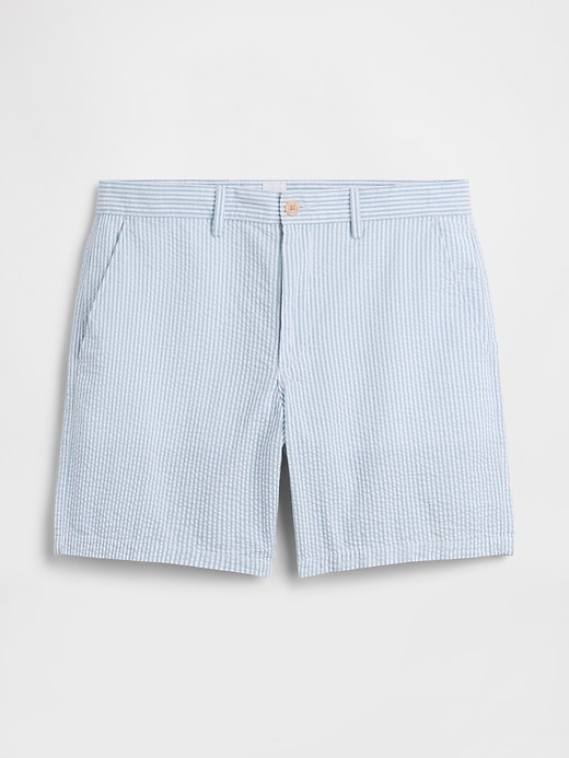 Image number 6 showing, 7" Essential Seersucker Shorts