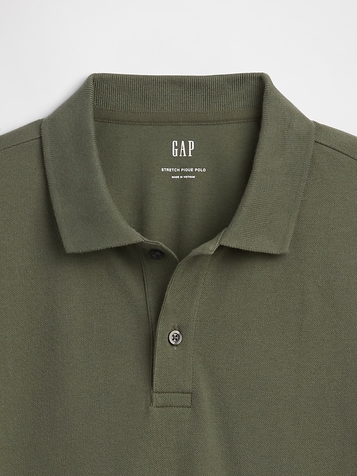 Image number 5 showing, Stretch Pique Polo Shirt