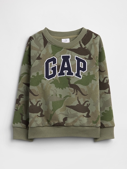 Image number 1 showing, babyGap Print Crewneck Sweatshirt