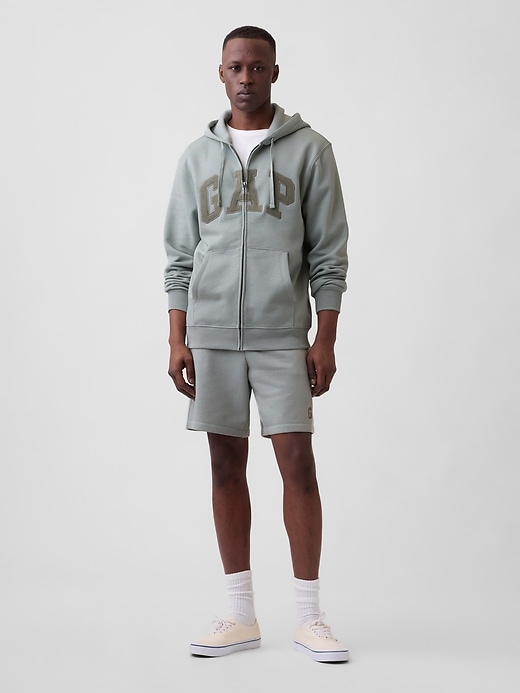 Image number 3 showing, Adult Relaxed Gap Logo Zip Hoodie