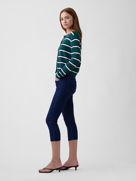 Image number 3 showing, Mid Rise Universal Capri Jeans