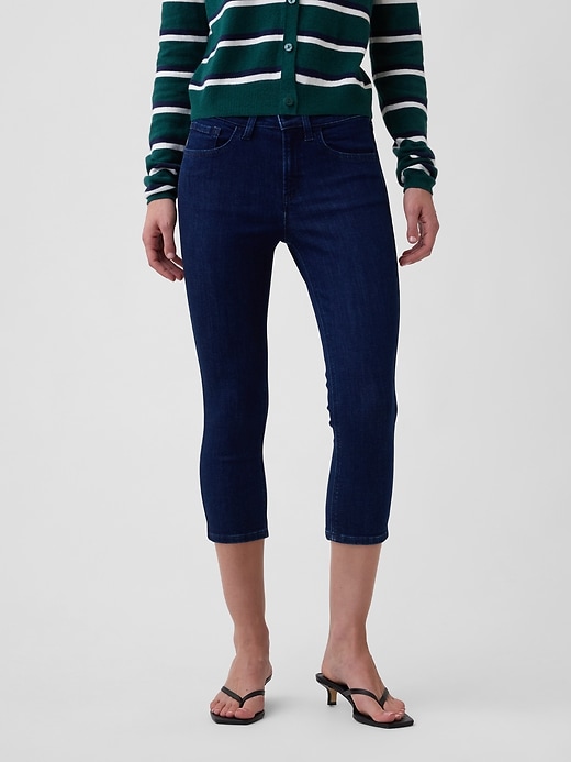 Image number 2 showing, Mid Rise Universal Capri Jeans