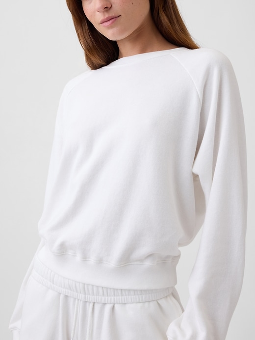 Image number 4 showing, Relaxed French Terry Crewneck Sweatshirt