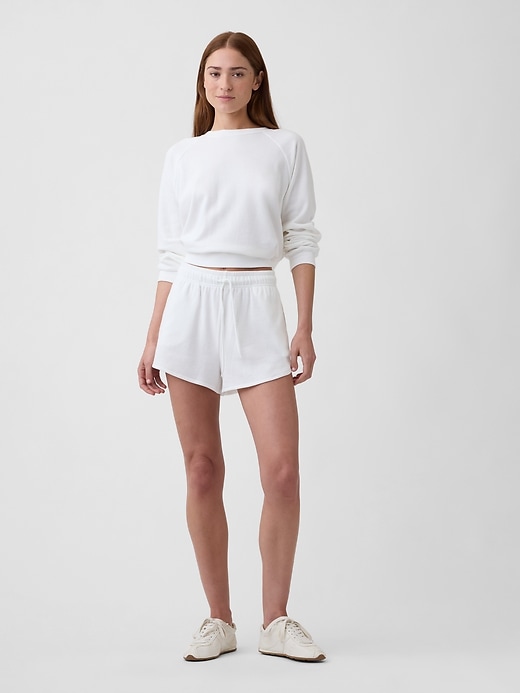 Image number 1 showing, Relaxed French Terry Dolphin Shorts