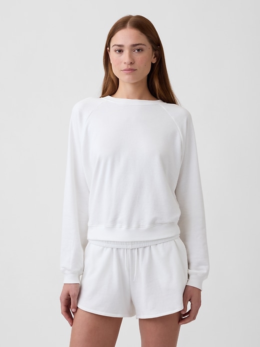 Image number 1 showing, Relaxed French Terry Crewneck Sweatshirt