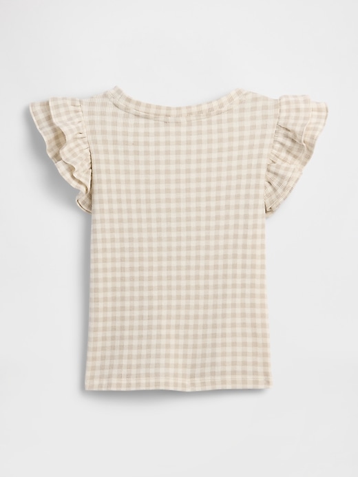 Image number 2 showing, babyGap Ribbed Flutter Sleeve T-Shirt