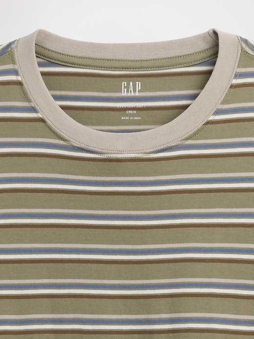 Image number 4 showing, Everyday Soft Stripe Crewneck T-Shirt