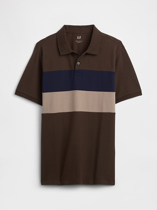 Image number 5 showing, Colorblock Stretch Pique Polo Shirt