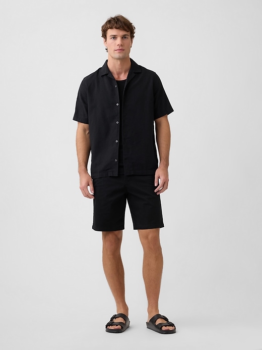 Image number 3 showing, Linen-Blend Vacay Shirt in Standard Fit