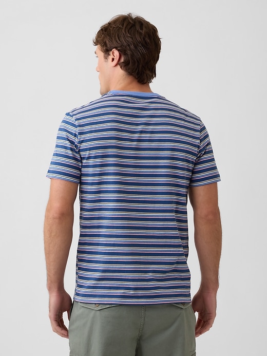 Image number 2 showing, Everyday Soft Stripe Crewneck T-Shirt