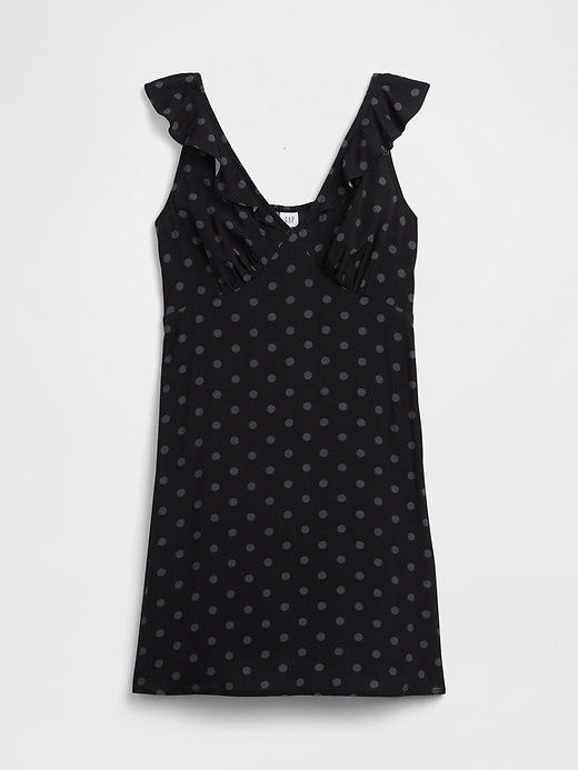 Image number 6 showing, Ruffle V-Neck Mini Dress