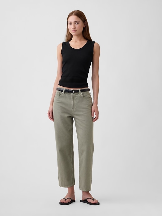 Image number 3 showing, Ribbed Scoopneck Tank Top