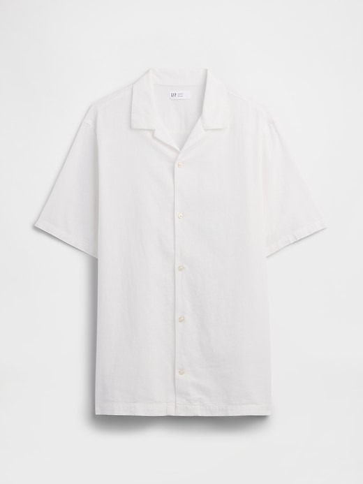 Image number 5 showing, Linen-Blend Vacay Shirt in Standard Fit