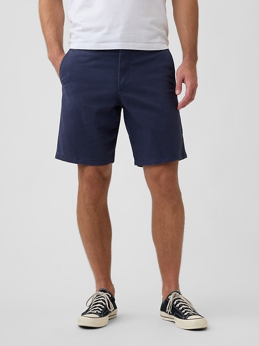 Image number 4 showing, 9" Essential Khaki Shorts
