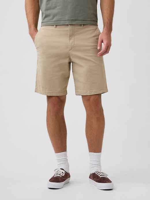 Image number 4 showing, 9" Essential Khaki Shorts