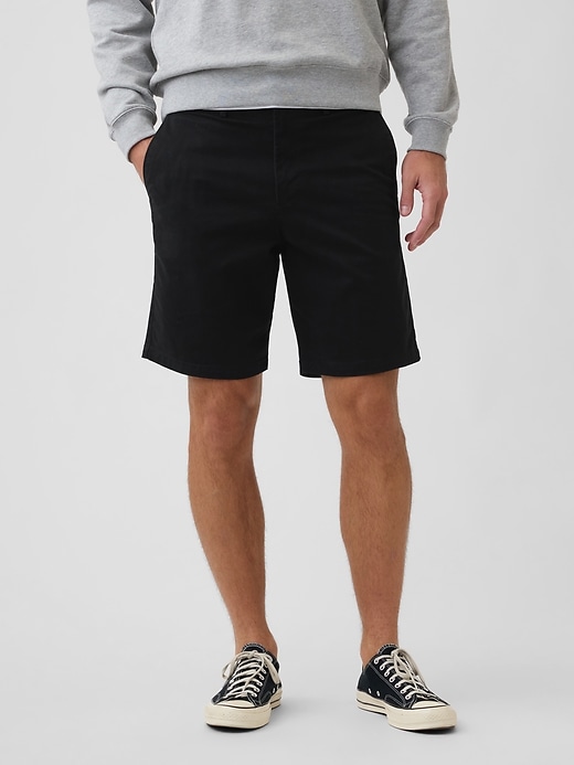 Image number 4 showing, 9" Essential Khaki Shorts