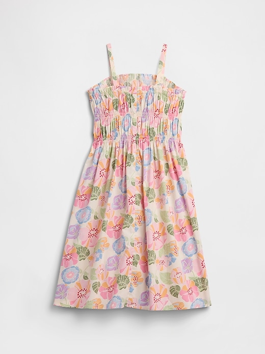 Image number 2 showing, Kids Print Smocked Midi Dress