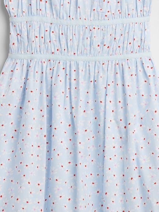 Image number 3 showing, Kids Print Smocked Midi Dress