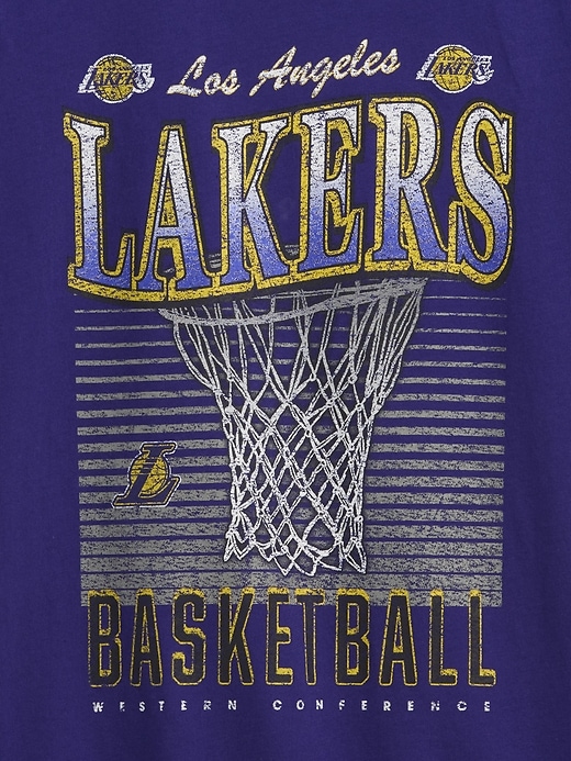 Image number 3 showing, GapKids NBA Los Angeles Lakers Graphic T-Shirt