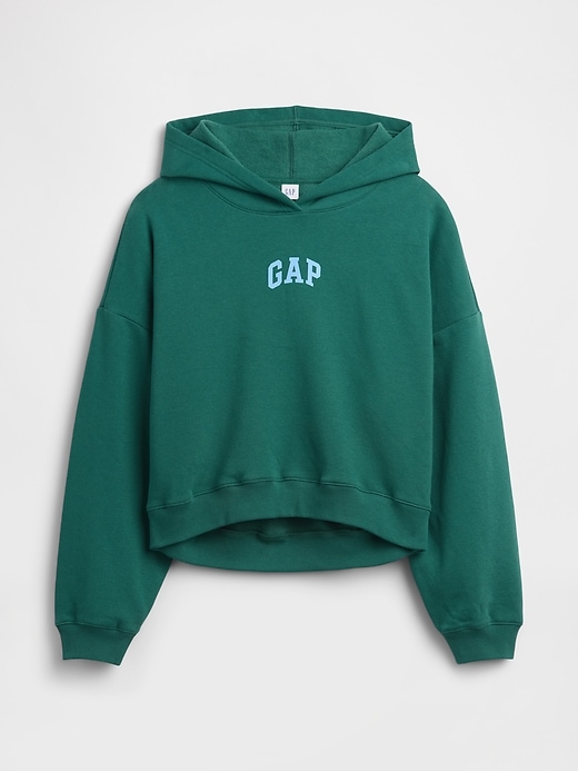 Image number 5 showing, Relaxed Gap Mini-Logo Cropped Hoodie
