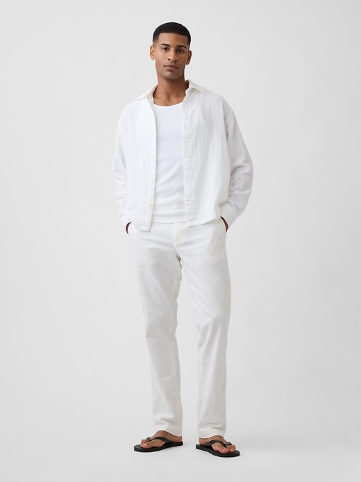 Image number 3 showing, Gauze Shirt in Boxy Fit