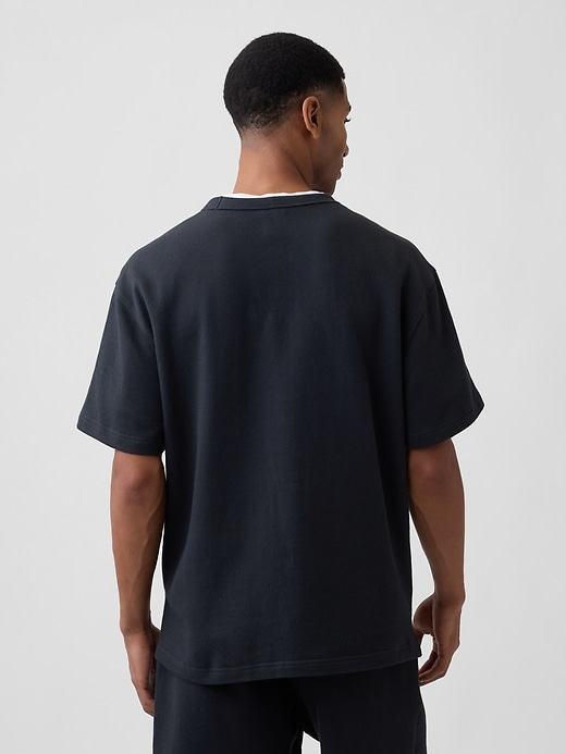 Image number 2 showing, Adult Relaxed French Terry T-Shirt
