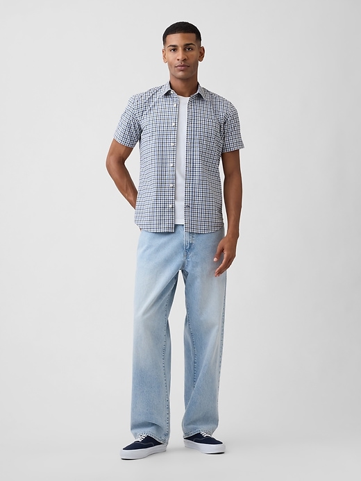Image number 3 showing, Stretch Poplin Shirt in Standard Fit
