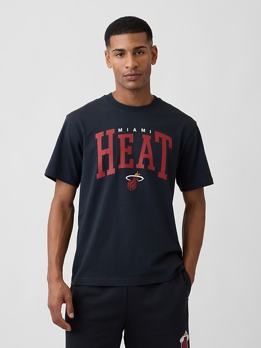 Image number 1 showing, Adult NBA Miami Heat Relaxed Graphic T-Shirt