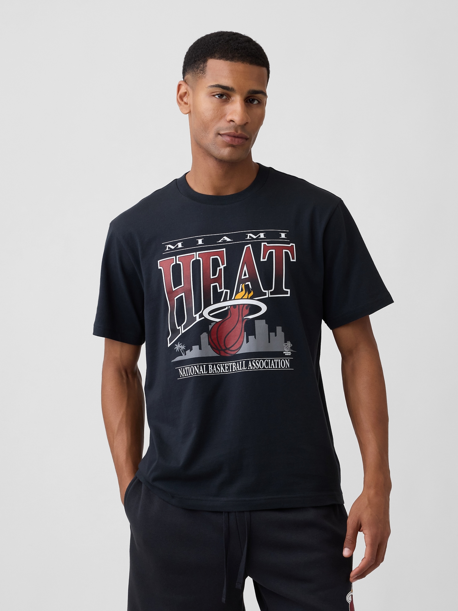Adult NBA Miami Heat Relaxed Graphic T-Shirt