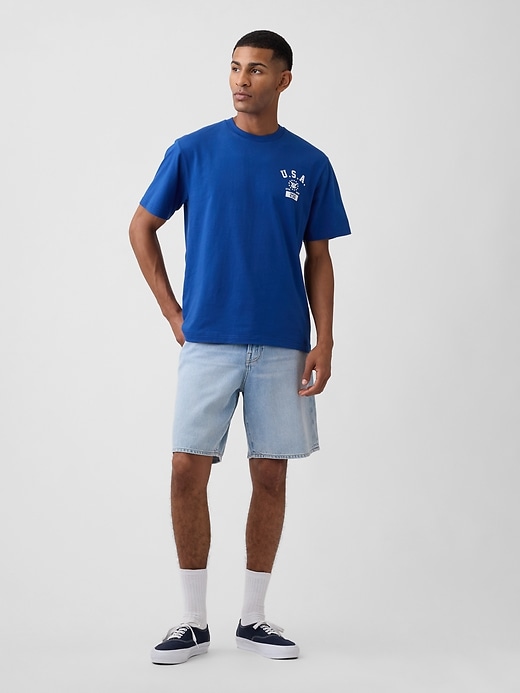 Image number 3 showing, Everyday Soft Relaxed USA Graphic T-Shirt