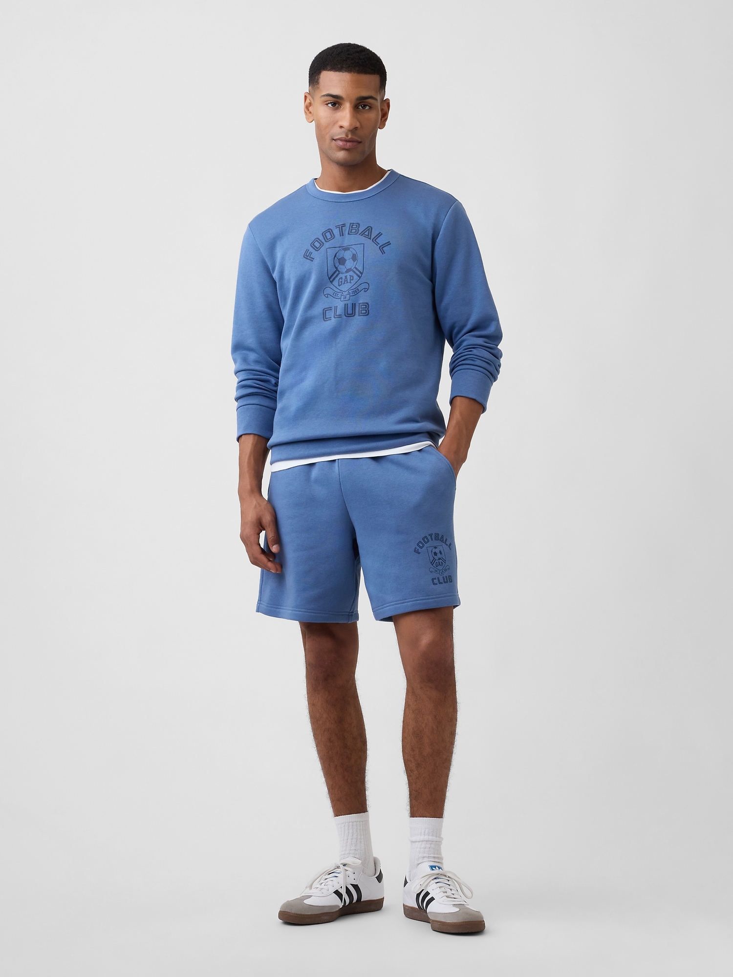 Relaxed Gap Soccer Graphic Shorts