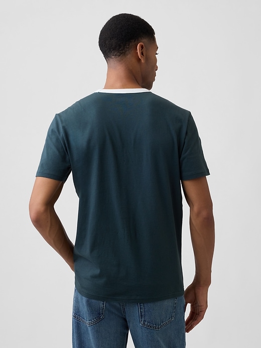 Image number 2 showing, Everyday Soft Ringer Crewneck T-Shirt