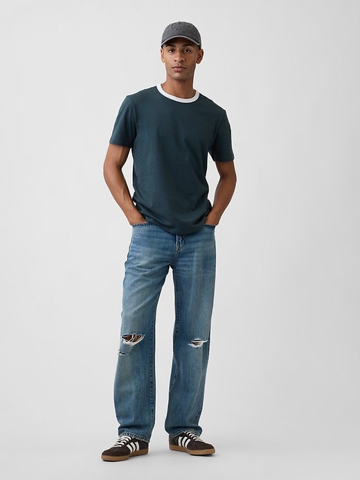 Image number 3 showing, Everyday Soft Ringer Crewneck T-Shirt