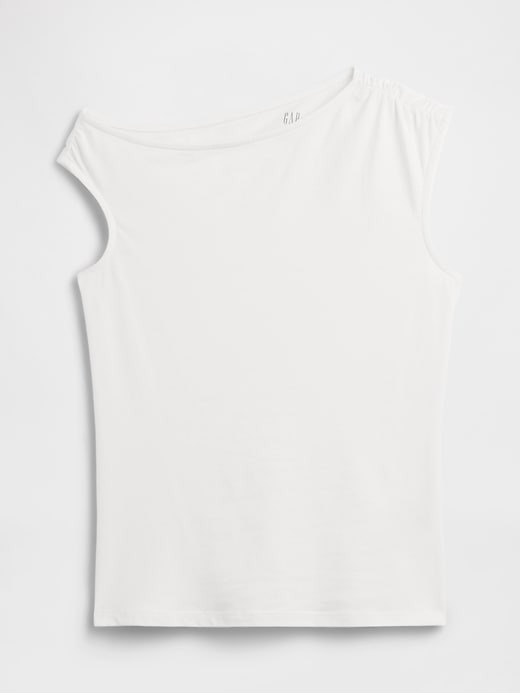 Image number 5 showing, Stretch Jersey Off-Shoulder Top