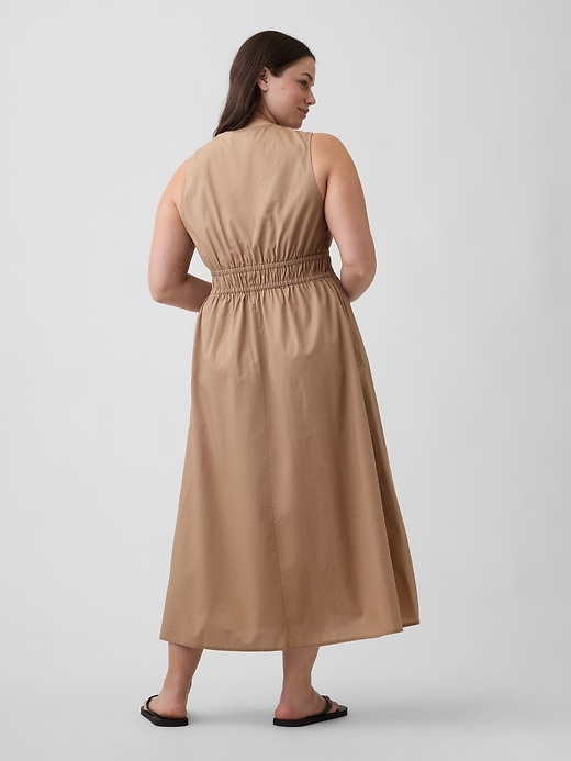 Image number 5 showing, Sleeveless Tie-Front Maxi Dress