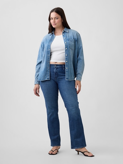 Image number 5 showing, Mid Rise Boot Jeans