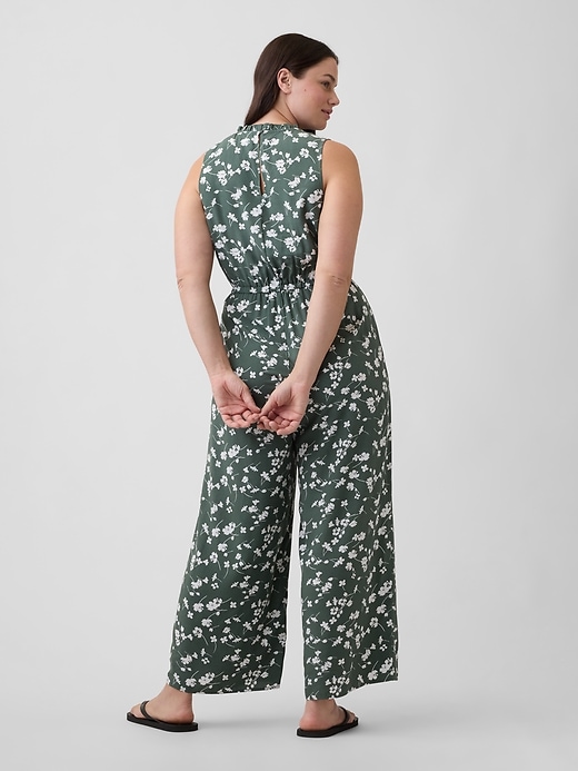 Image number 5 showing, Sleeveless Wide-Leg Jumpsuit