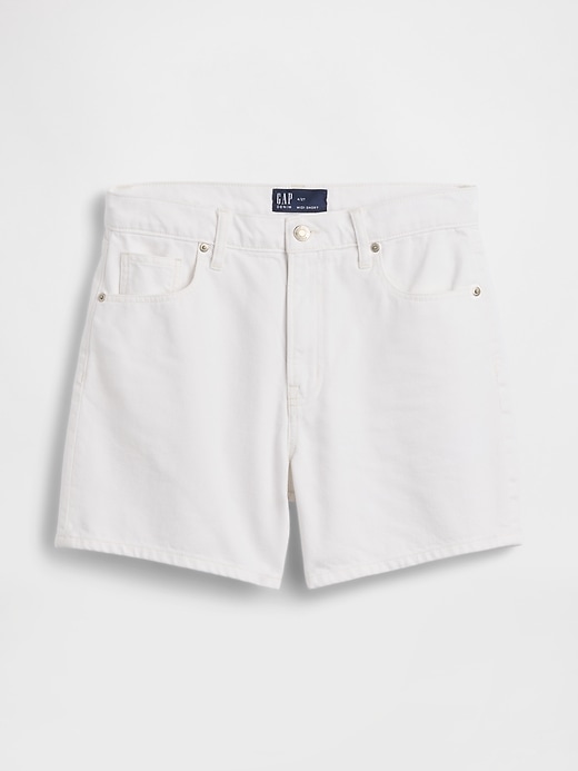 Image number 7 showing, Denim Midi Shorts