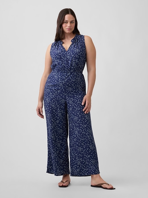Sleeveless Wide-Leg Jumpsuit | Gap Factory
