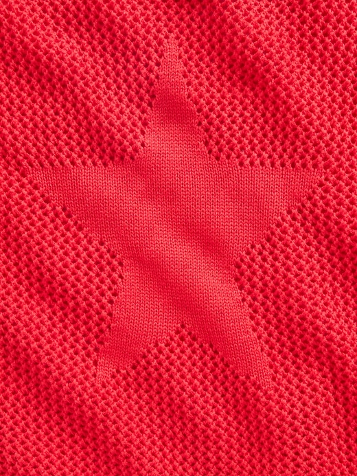 Image number 3 showing, Kids Relaxed Crochet Crewneck Sweater