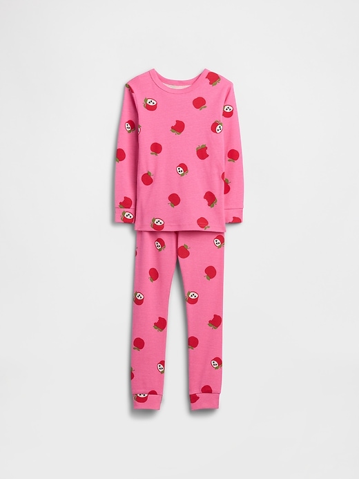 Image number 1 showing, babyGap Apple Print PJ Set